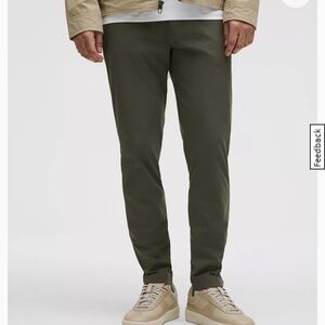 lululemon athletica dark olive green Chino Pants